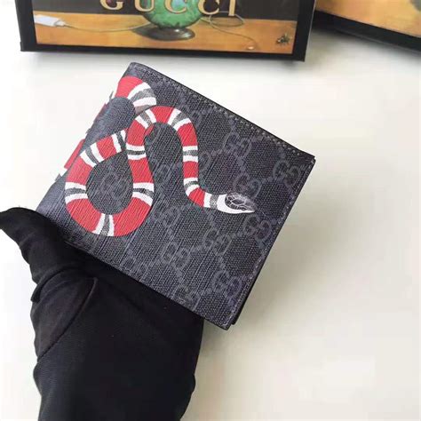 supreme wallet mens|gucci kingsnake wallet.